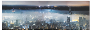 'Light Up' photo exhibition large framed prints by Carlo Yuen