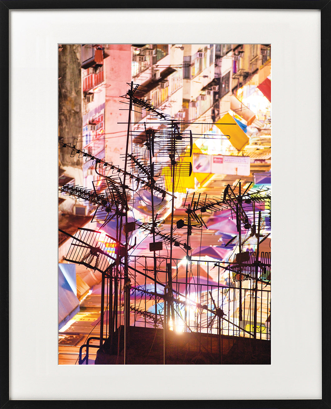 Tin Chun Fook's Apliu Street colour photo - framed print