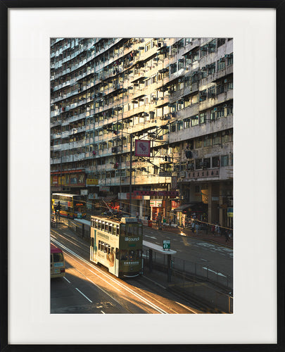 Tin Chun Fook's Quarry Bay colour photo - framed print