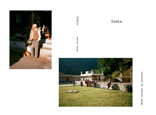 'India' photo book by Adrian Wong
