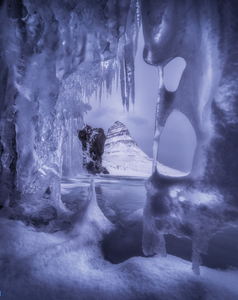 "Frozen" - Craftsmanship of Mother Nature | Kelvin Yuen Artwork Framed Print