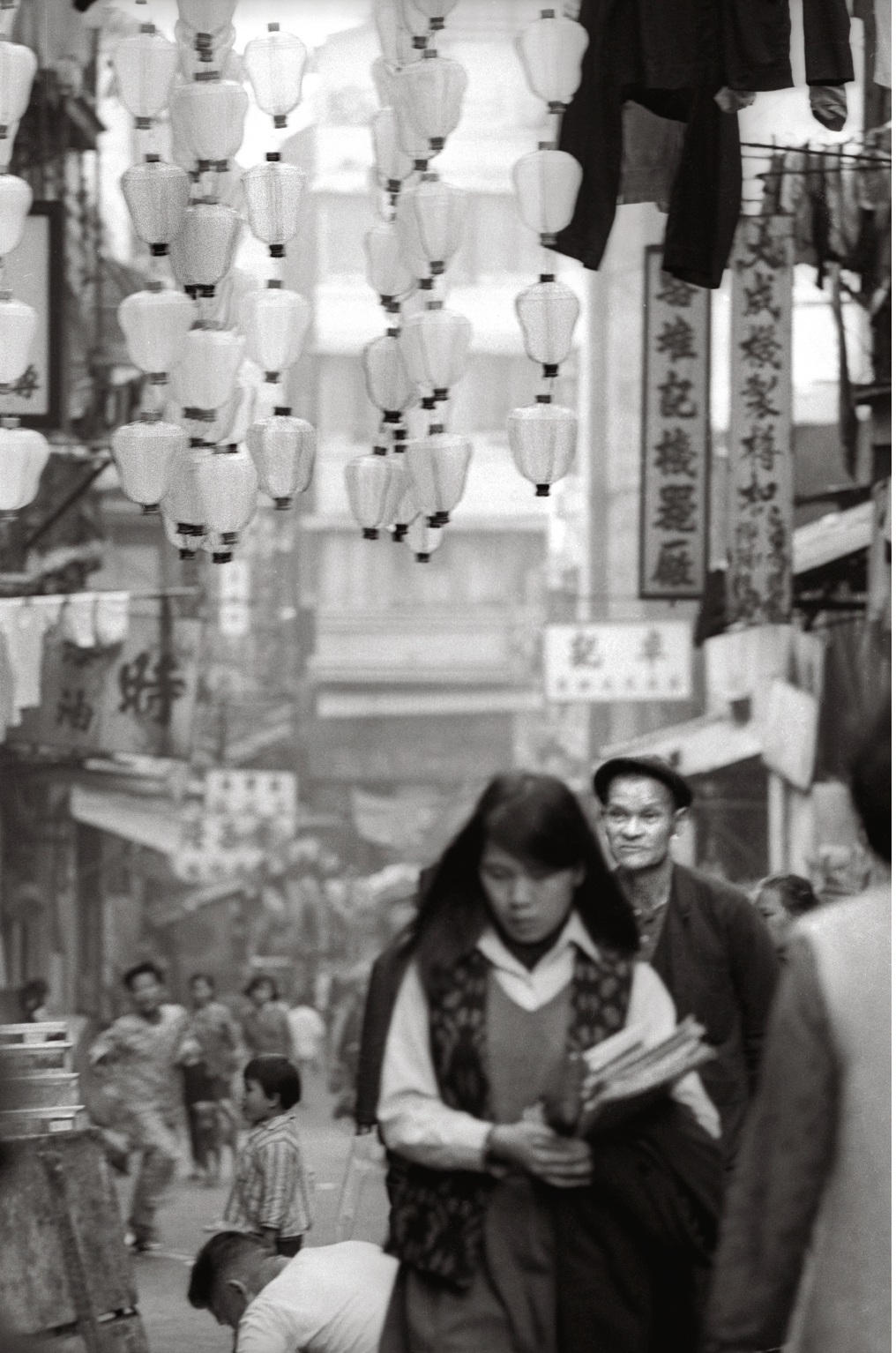 Redge Solley 'Hong Kong in the 60s' mid autumn - framed print