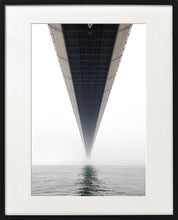 Load image into Gallery viewer, Tin Chun Fook&#39;s foggy Tsang Ma bridge photo - framed print